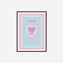 Children's Leo Zodiac Print, thumbnail 2 of 8