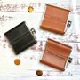 Personalised Leather Hip Flask, thumbnail 4 of 5