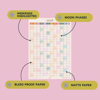 2027 This Is The Year | Wall Planner | Portrait, 4 of 4