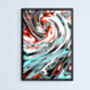 Abstract Wall Art, Colourful Marble Shapes, thumbnail 2 of 12