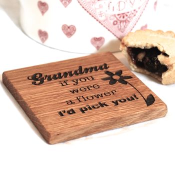 Personalised Mum I'd Pick You Coaster, 2 of 3