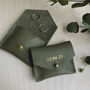 Personalised Leather Jewellery Pouch Hedgerow, thumbnail 4 of 12
