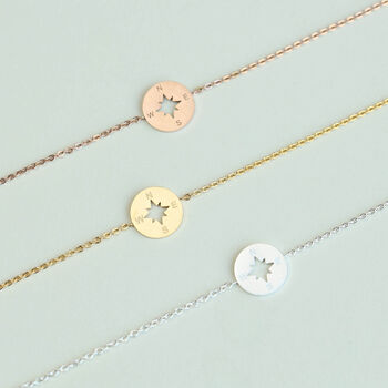Find Your Way Compass Keepsake Bracelet, 4 of 9