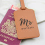 Personalised Mr And Mrs Luggage Tag, thumbnail 2 of 8