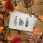 Pine Cones With Christmas Hats Pack Of Six, thumbnail 2 of 6