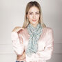 Branches Long Chiffon Silk Scarf, thumbnail 9 of 10