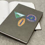 Adventure Badge Personalised Notebook, thumbnail 1 of 2
