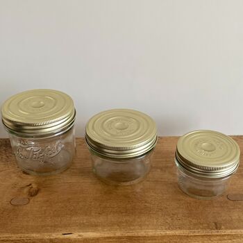 Screw Top Preserving Jars Set Of Three, 4 of 4