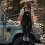 'The Day Dreamer' Black Dungarees, thumbnail 1 of 7