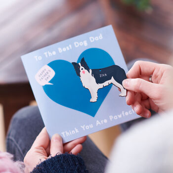 Personalised Father's Day Dog Breed Card Sent Direct, 2 of 12