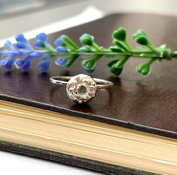 Sterling Silver Mini Doughnut Ring, 2 of 11