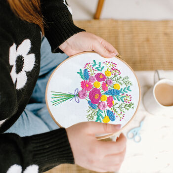 Spring Bouquet Embroidery Kit, 3 of 4