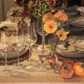 Yellow Floral Tablecloth, 5 of 7