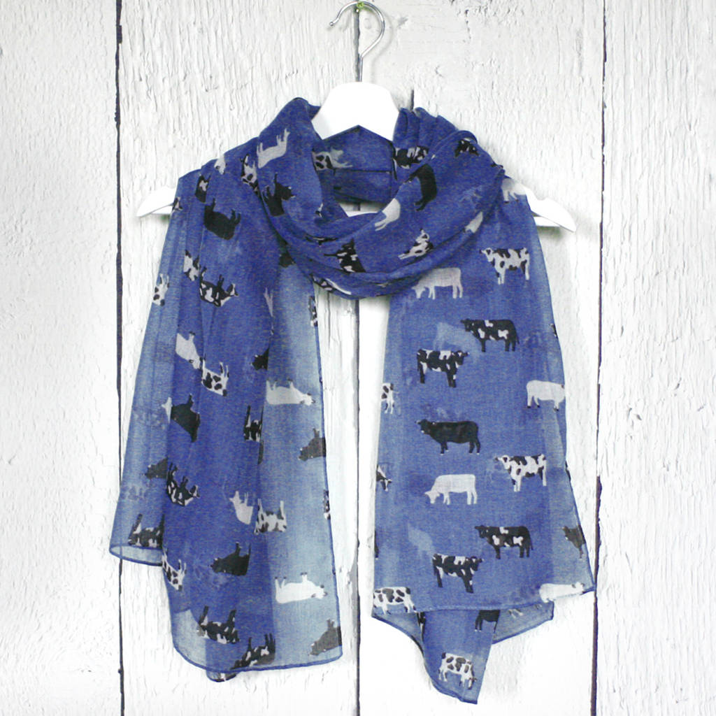 cow print scarf top