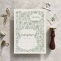 Botanical Florals Ready To Write Invitations, thumbnail 7 of 7