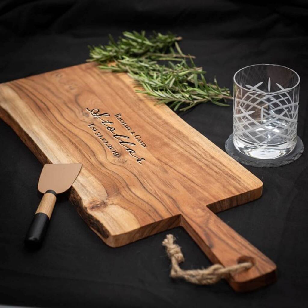 Personalised Wooden Serving Board, 1 of 3