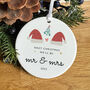 Next Christmas Mr And Mrs Ornament Gift, thumbnail 7 of 7