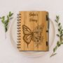 Personalised Bamboo Floral Butterfly Notebook Eco Paper, thumbnail 1 of 6