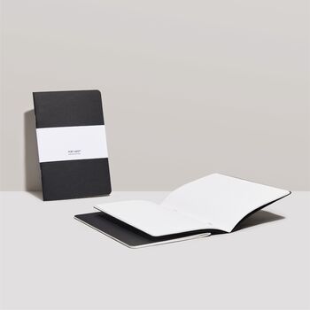 100% Recycled Paper Notebook / Black, 4 of 6