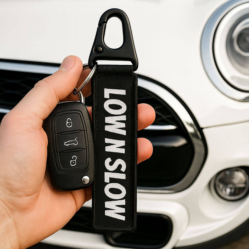 Stocking Filler For Him Funny Car Gift Low N Slow Keyring, 1 of 3