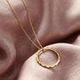 Personalised Scalloped Circle Necklace, thumbnail 4 of 11