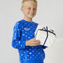 Personalised Matching Family Christmas Snowflake Pyjamas, thumbnail 3 of 7