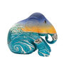 Love The Ocean Hand Painted Limited 10cm Elephant, thumbnail 2 of 11