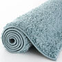 The Rugs Plain Duck Egg Blue Shaggy Rug, thumbnail 11 of 12