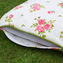 Helmsley Blush Large Floral Scatter Cushion, thumbnail 5 of 5