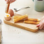Personalised Egg And Toast Serving Board In Solid Oak, thumbnail 7 of 9