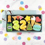 Deluxe Birthday Balloon Vanilla Biscuit Box, thumbnail 1 of 3