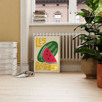 Watermelons Print, Food Illustration Art, 3 of 6