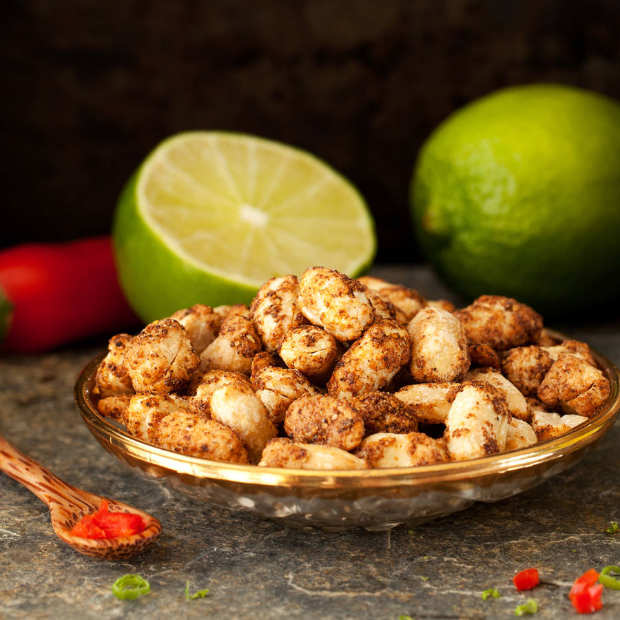 sweet chilli and lime peanuts jar by cracking nuts
