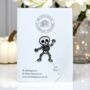 Dancing Baby Skeleton Enamel Lapel Pin Badge, Halloween Brooch, Gifts For Kids, thumbnail 1 of 8