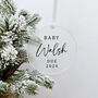 Personalised Baby Coming Soon Ornament, thumbnail 1 of 5