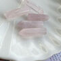 Nurturing Rose Quartz Crystal Tower, thumbnail 2 of 2