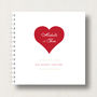 Personalised Love Heart Memories Album, thumbnail 8 of 8