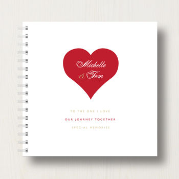 Personalised Love Heart Memories Album, 8 of 8