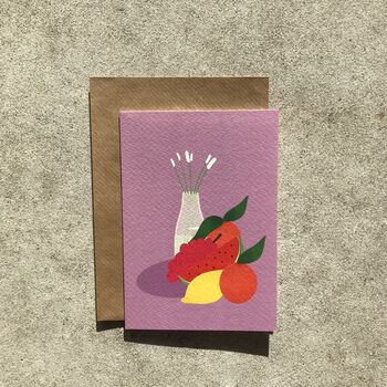 Fruits Still Life Art Card, 3 of 6