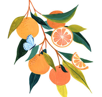 Summer Oranges Art Print, 6 of 6