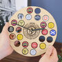 Personalised Clock Beer Bottle Cap Collector Gift, thumbnail 5 of 5