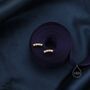 Tiny Opal Curved Bar Stud Earrings Sterling Silver, thumbnail 5 of 10