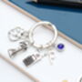Police Officer Personalised Keyring New Officer, thumbnail 5 of 10