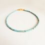 Turquoise Beaded Anklet, thumbnail 1 of 4