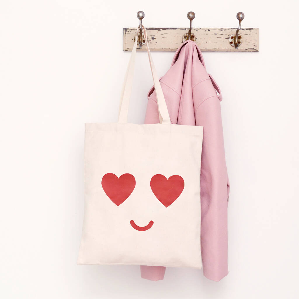 Heart Eyes Tote Bag By Alphabet Bags | notonthehighstreet.com