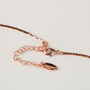 Rose Gold Heart Pendant Necklace, thumbnail 3 of 3