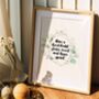 Have A Kind Heart, Fierce Mind And Brave Spirit Print, thumbnail 6 of 7