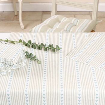 Country Farmhouse Four Person Table Linen Set, 7 of 8