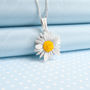 Hand Painted Daisy Pendant Necklace, thumbnail 2 of 4