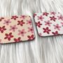 Pink Flowers Coasters, thumbnail 3 of 3